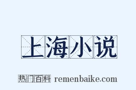 上海小说是什么意思的图片